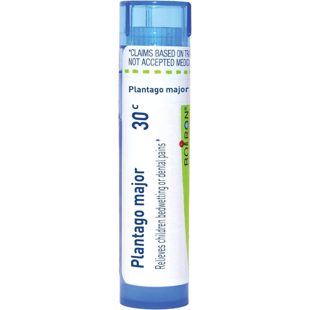imageBoiron Plantago Major 30C for Children Bedwetting or Dental Pains  80 Pellets