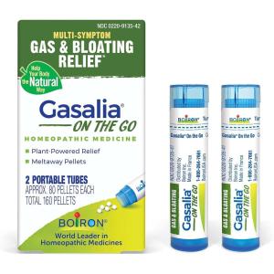 imageBoiron Gasalia On The Go Travel Essential for Relief from Gas Pressure Abdominal Pain Bloating and Discomfort  2 Count 160 PelletsMedication