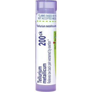 imageBoiron Tellurium Metallicum 200Ck for Lower Back Pain Worsened by Exertion  80 Pellets