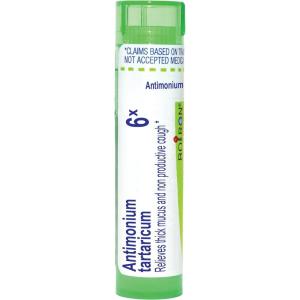 imageBoiron Antimonium Tartaricum 6X for Thick Mucus ampamp Non Productive Cough  80 Pellets