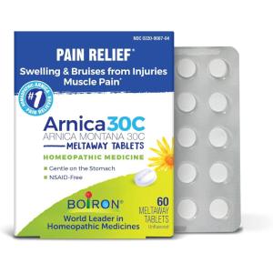 imageBoiron Arnica 30C Tablets for Pain Relief from Muscle Pain Joint Soreness Swelling from Injury or Bruises  60 Count