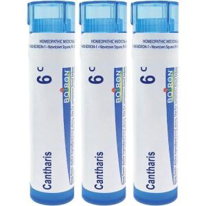 imageBoiron Cantharis 200ck Homeopathic Medicine for Blisters with Burning Pain  Pack of 3 240 PelletsCantharis 6C