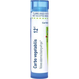 imageBoiron Carbo Vegetabilis 30C Homeopathic Medicine for Bloating ampamp Gas  80 Pellets12c
