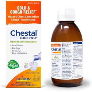 imageBoiron Chestal Adult Cold and Cough Syrup for Nasal and Chest Congestion Runny Nose and Sore Throat Relief  67 Fl ozCold  Cough