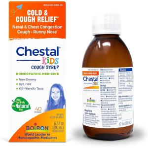 imageBoiron Chestal Honey Childrens Cough Syrup for Nasal and Chest Congestion Runny Nose and Sore Throat Relief  67 Fl ozCold  Cough