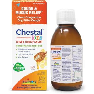imageBoiron Chestal Honey Childrens Cough Syrup for Nasal and Chest Congestion Runny Nose and Sore Throat Relief  67 Fl ozHoney