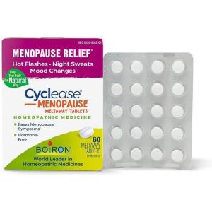 imageBoiron Cyclease Menopause Tablets for Relief of Hot Flashes Night Sweats Irritability and Mood Swings  60 CountWhite