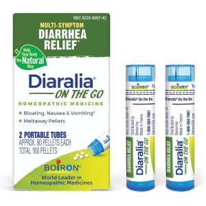 imageBoiron Diaralia On The Go Travel Essential for Diarrhea Relief Gas Bloating Intestinal Pain and Travelers Diarrhea  2 Count 160 Pellets