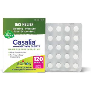 imageBoiron Gasalia Tablets for Relief from Gas Pressure Abdominal Pain Bloating and Discomfort  60 Count120 Count Pack of 1