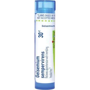 imageBoiron Gelsemium Sempervirens 30C for Apprehension with Trembling ampamp Headachess  80 Pellets30c