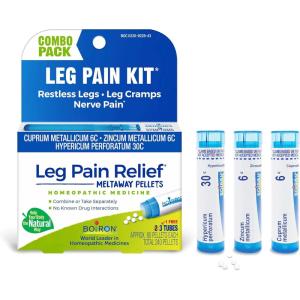imageBoiron Leg Pain Relief for Relief from Restless Legs Leg Cramps and Shooting Pain  3 Count 240 Pellets