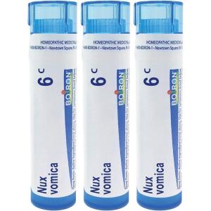 imageBoiron Nux Vomica 200ck Homeopathic Medicine for Heartburn or Drowsiness  Pack of 3 240 PelletsNux Vomica 6C