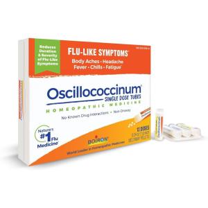 imageBoiron Oscillococcinum for Relief from FluLike Symptoms of Body Aches Headache Fever Chills and Fatigue  12 Doses12 Count Pack of 1