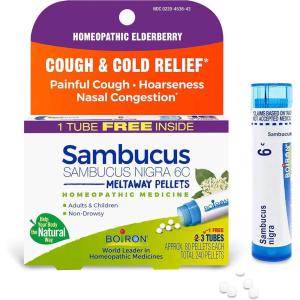 imageBoiron Sambucus Nigra 6c Homeopathic Medicine for Cough and Cold Relief  3 Count 240 PelletsMedicine