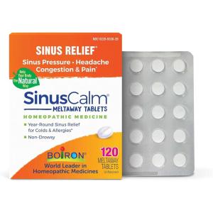 imageBoiron SinusCalm Tablets for Sinus Pain Relief Runny Nose Congestion Sinus Pressure Headache  120 Count120 Count Pack of 1