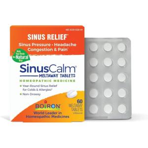 imageBoiron SinusCalm Tablets for Sinus Pain Relief Runny Nose Congestion Sinus Pressure Headache  120 Count60 Count Pack of 1