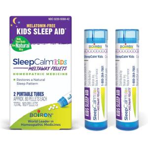 imageBoiron SleepCalm Kids Sleep Aid for Deep Relaxing Restful Nighttime Sleep  MelatoninFree and Non HabitForming  2 Count 160 PelletsMedication
