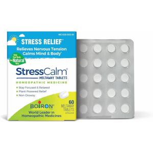 imageBoiron StressCalm Tablets for Relief of Stress Anxiousness Nervousness Irritability and Fatigue  60 Count60 Count Pack of 1