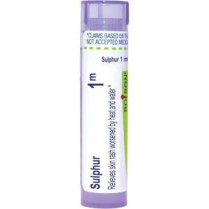 imageBoiron Sulphur 1M for Skin Rash Worsened by Heat ampamp Water  80 Pellets