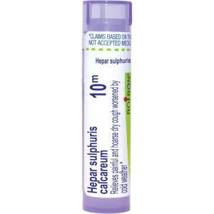 imageBoiron Hepar Sulphuris Calcareum 10M for Painful ampamp Hoarse Dry Cough  80 Pellets