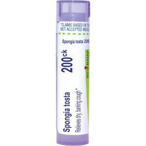 imageBoiron Spongia Tosta 200Ck Homeopathic Medicine for Croupy Cough  80 Pellets