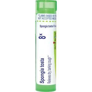 imageBoiron Spongia Tosta 8X for Dry Barking Cough  80 Pellets