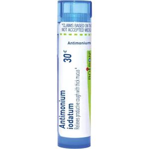 imageBoiron Antimonium Iodatum 30C for Productive Cough with Thick Mucus  80 Pellets