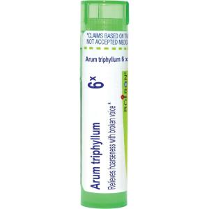 imageBoiron Arum Triphyllum 6X for Hoarseness with Broken Voice  80 Pellets