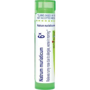 imageBoiron Natrum Muriaticum 6X for Runny Nose Due to Allergies  80 Pellets