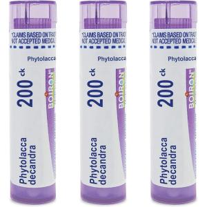 imageBoiron Phytolacca Decandra 200Ck Homeopathic Medicine for Sore Throat  80 PelletsUnflavored