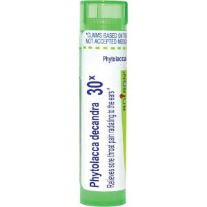 imageBoiron Phytolacca Decandra 30X for Sore Throat Pain Radiating to The Ears  80 Pellets