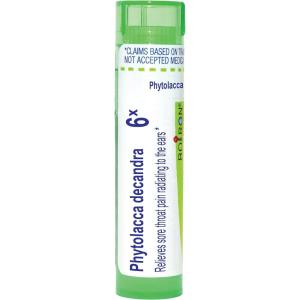 imageBoiron Phytolacca Decandra 6X for Sore Throat Pain Radiating to The Ears  80 Pellets