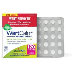 imageBoiron WartCalm for Painless Wart Removal on Hands Knees Plantar Feet and Other Bodily Warts for Adults ampamp Children Ages 2  120 Count 2 Pack of 6060 Count Pack of 2