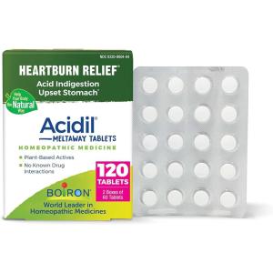 imageBoiron Acidil for Relief of Acid Reflux Heartburn Indigestion and Upset Stomach 2 Pack of 602 Pack of 60