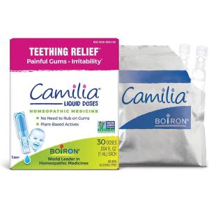 imageBoiron Camilia Teething Drops for Daytime and Nighttime Relief of Painful or Swollen Gums and Irritability in Babies  30 Count30 Count Pack of 1