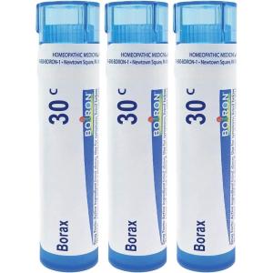 imageBoiron Borax 30C Homeopathic Medicine for Canker Sores  Pack of 3 240 Pellets