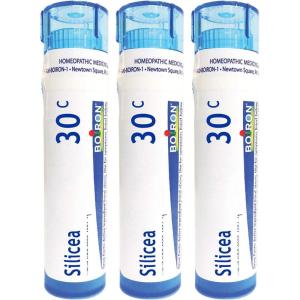 imageBoiron Silicea 200ck Homeopathic Medicine for Fatigue and Irritability Due to Overwork  Pack of 3 240 Pellets30c