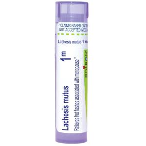 imageBoiron Lachesis Mutus 1M for Hot Flashes from Menopause  80 Pellets80 Count Pack of 1