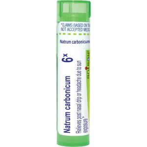 imageBoiron Natrum Carbonicum 6X for Post Nasal Drip or Headaches Due to Sun Exposure  80 Pellets