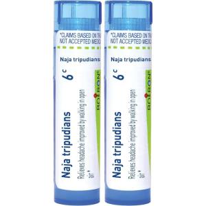 imageBoiron Naja Tripudians 1M Homeopathic Medicine for Headaches  80 Pellets75 pellets Pack of 2